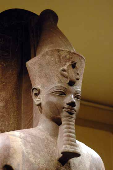 another head of Amenhotep III in Luxor Museum