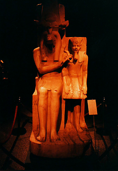 Sobek embraces Amenhotep III
