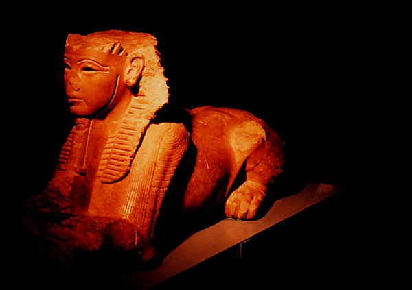 sphinx of Tutankhamun in Luxor Museum