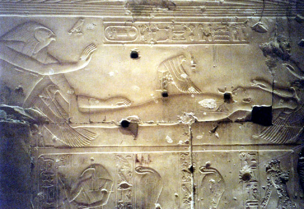 Temple of Seti I - Osiris impregnates Isis