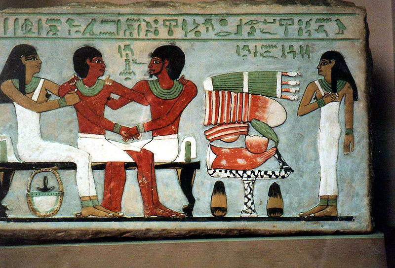funeral stela of Amenemhat, Egyptian museum, Cairo